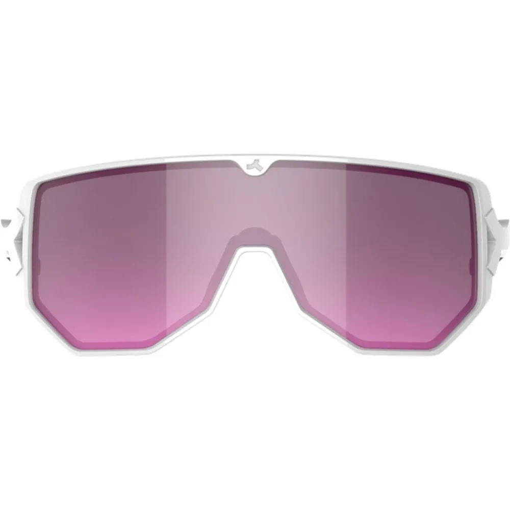 Lunettes de soleil Reschen Matt White Purple Femme Lunettes Femme