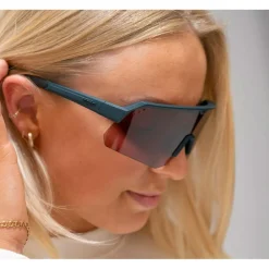 Lunettes Femme|Lunettes Photochromiques<Tripoint Lunettes de soleil Treriksroset Dark Petrol Pink Silver Mirror
