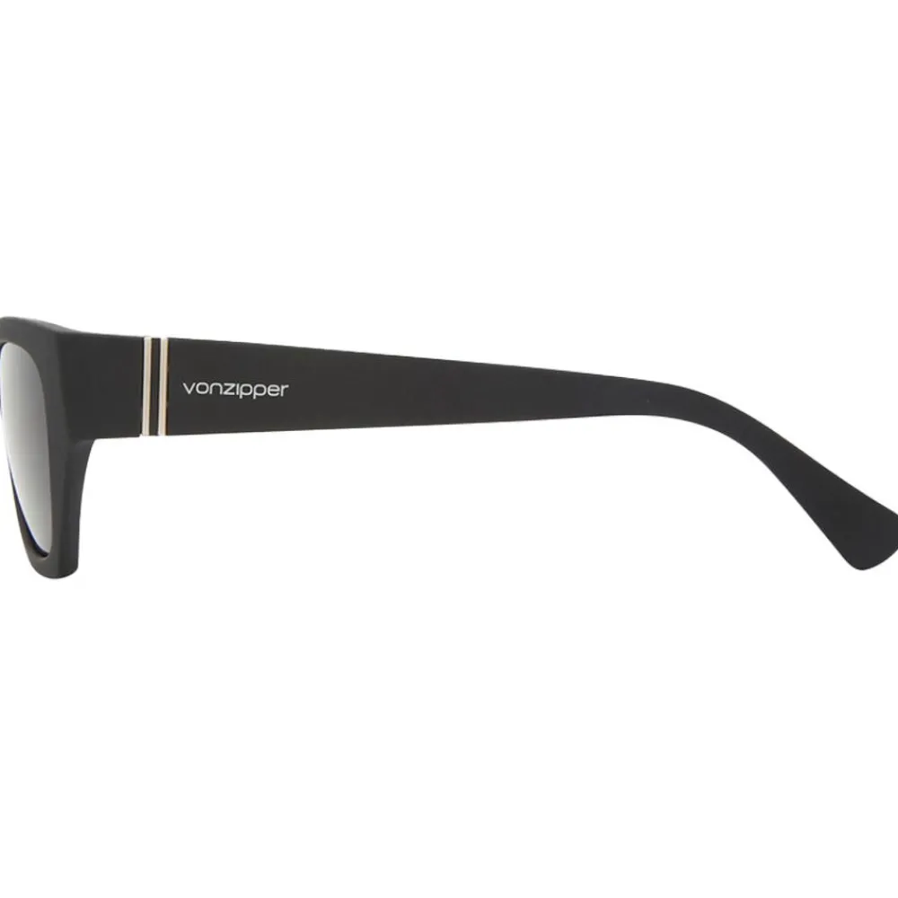 Lunettes Femme<Von Zipper Lunettes de soleil Stray Black Gloss Grey
