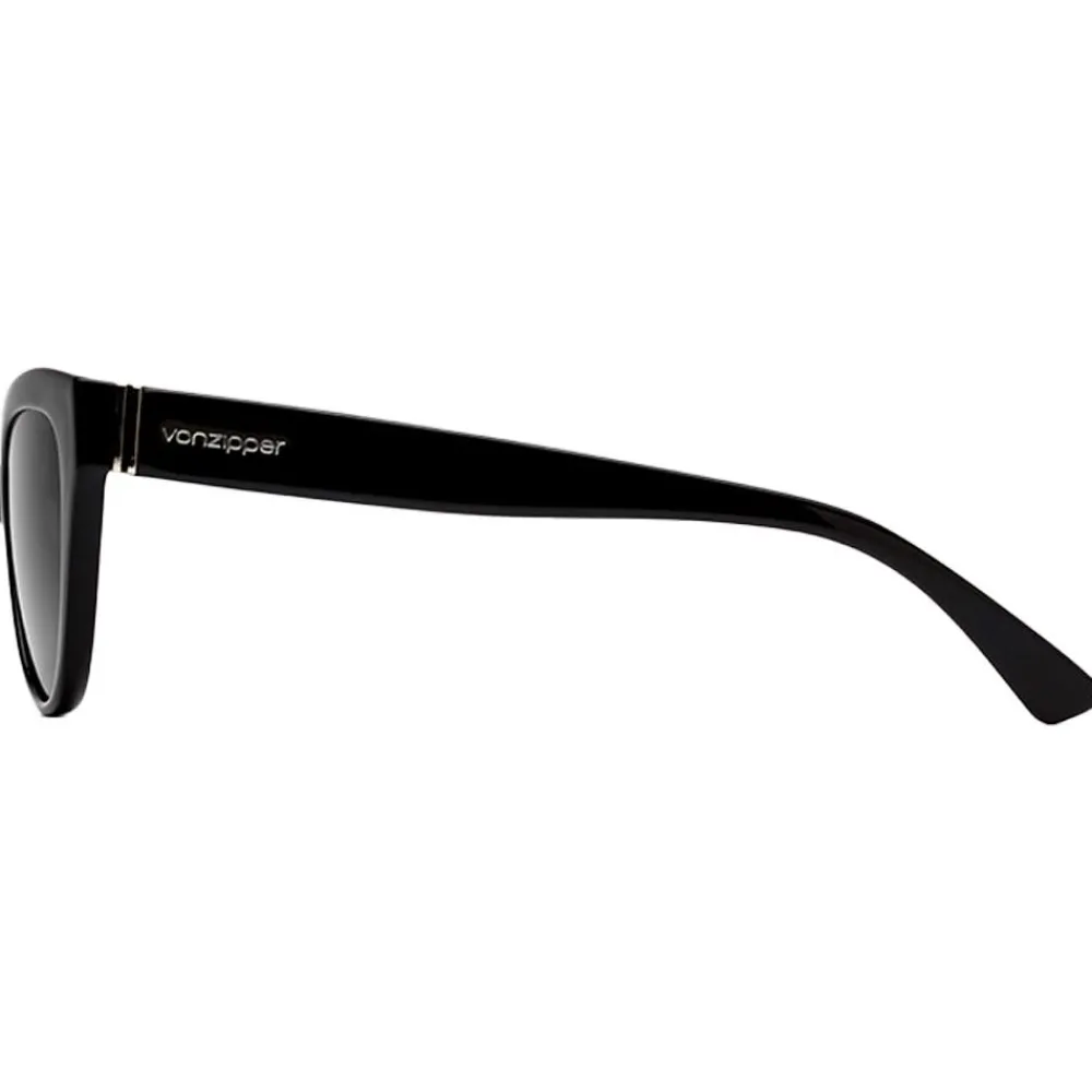 Lunettes Femme<Von Zipper Lunettes de soleil Ya-Ya! Black Gloss Vintage Grey