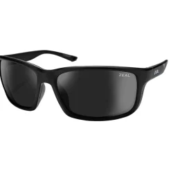 Best Lunettes de soleil Confluence Matte Black Ellume Polarized Dark Grey Femme Lunettes Femme|Lunettes Polarisées