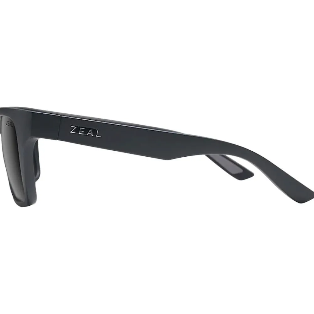 Lunettes Polarisées|Lunettes Femme<Zeal Lunettes de soleil Howland Matte Black Ellume Dark Grey Polarized