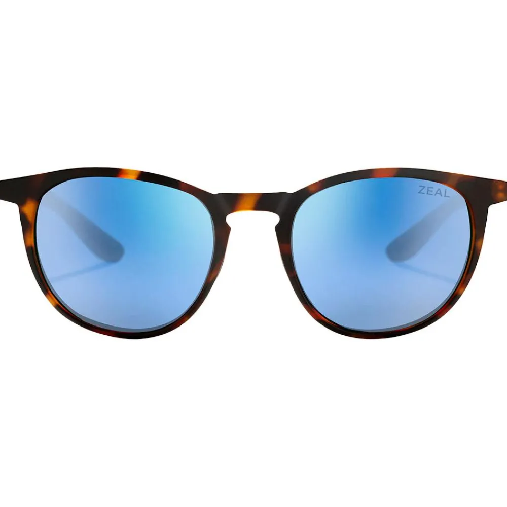 Outlet Lunettes de soleil Juno Matte Tortoise Ellume Polarized Horizon Blue Femme Lunettes Femme|Lunettes Polarisées