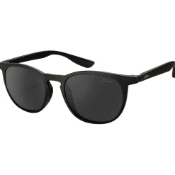 Lunettes Femme|Lunettes Polarisées<Zeal Lunettes de soleil Juno Matte Black Ellume Polarized Dark Grey
