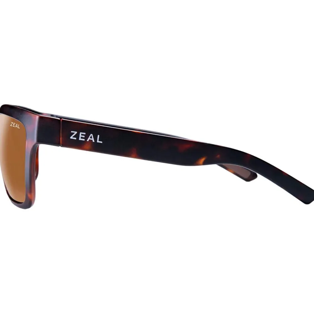 Lunettes Polarisées<Zeal Lunettes de soleil Kittredge Matte Brown Havana Ellume Polarized Copper