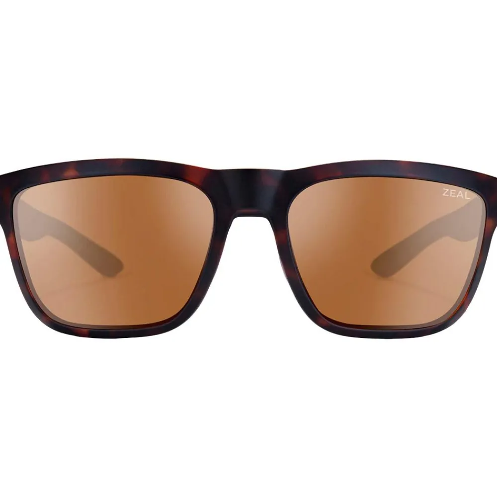 Lunettes Polarisées<Zeal Lunettes de soleil Kittredge Matte Brown Havana Ellume Polarized Copper
