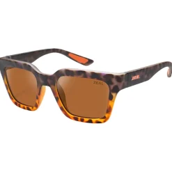 Lunettes Femme|Lunettes Polarisées<Zeal Lunettes de soleil Rowen Matte Grey Dark Havana Ellume Copper Polarized
