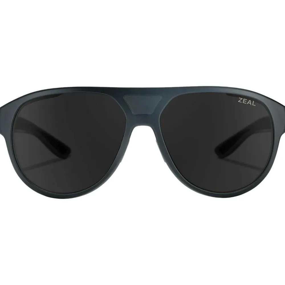 Lunettes Femme|Lunettes Polarisées<Zeal Lunettes de soleil Selkirk Matte Black Ellume Polarized Dark Grey