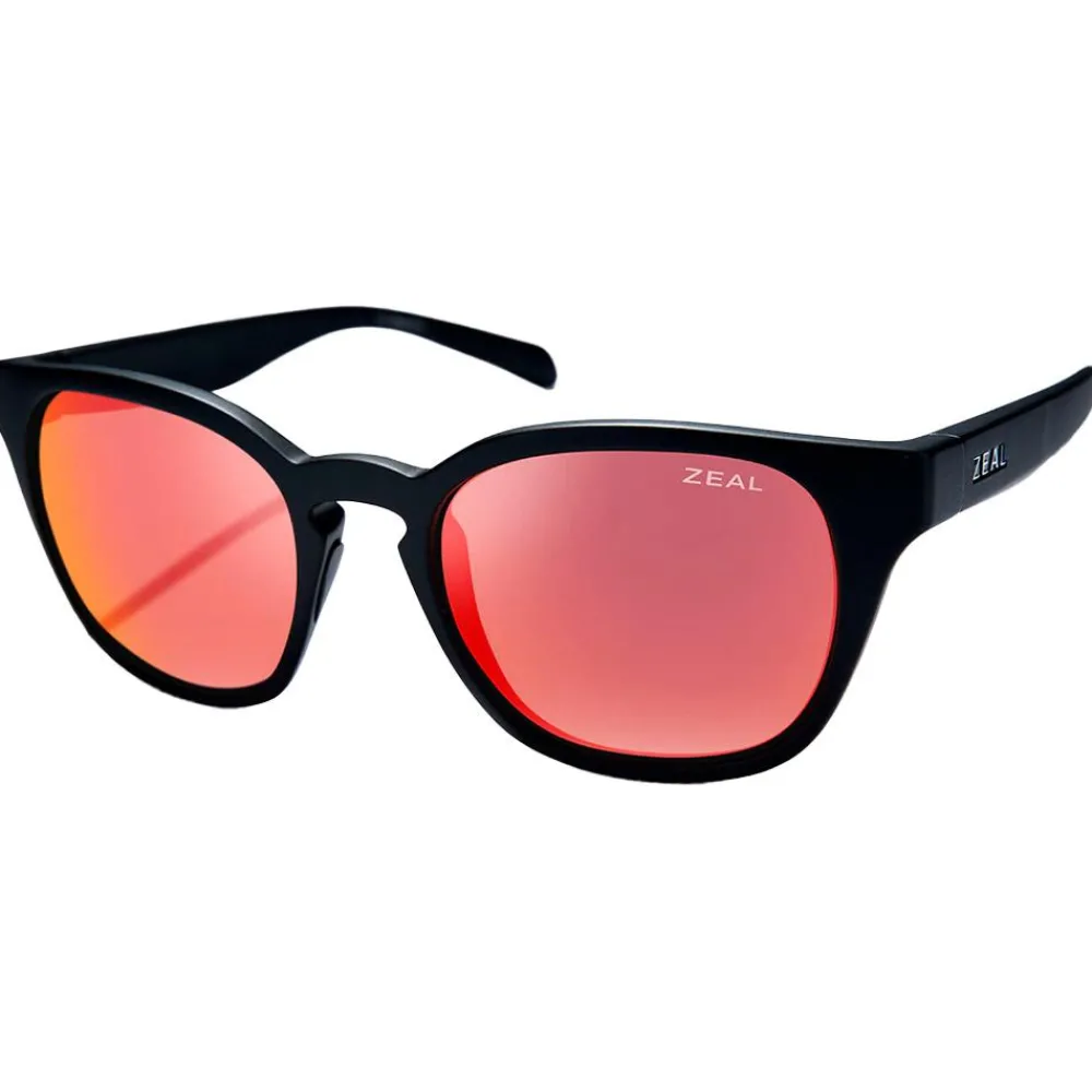 Lunettes Femme|Lunettes Polarisées<Zeal Lunettes de soleil Windsor Matte Black Ellume Polarized Phoenix