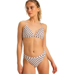 New Maillot de bain Pro Wave - Bas de Bikini échancré Cloud Dancer Polkabiscus Good Boardshort - Maillot De Bain