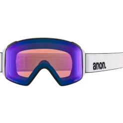 Masques Femme|Masques Homme<Anon Masque de Ski M4S Cylindrical MFI White Perceive Sunny Onyx + Perceive Variable Violet