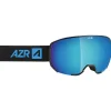 Masques Femme|Masques Homme<AZR Masque de Ski Action Otg Noire Mate Full Bleu Multicouche