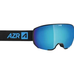 Masques Femme|Masques Homme<AZR Masque de Ski Action Otg Noire Mate Full Bleu Multicouche