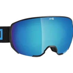 Masques Femme|Masques Homme<AZR Masque de Ski Action Otg Noire Mate Full Bleu Multicouche