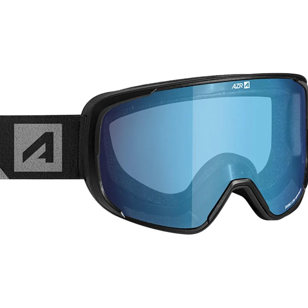 Masques Femme|Masques Homme<AZR Masque de Ski Snow Otg Noire Mate Irisé Bleu Multicouche