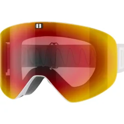 Masques Femme|Masques Homme<Bliz Masque de Ski Flow Matte Light Grey Brown Red Multi + Pink