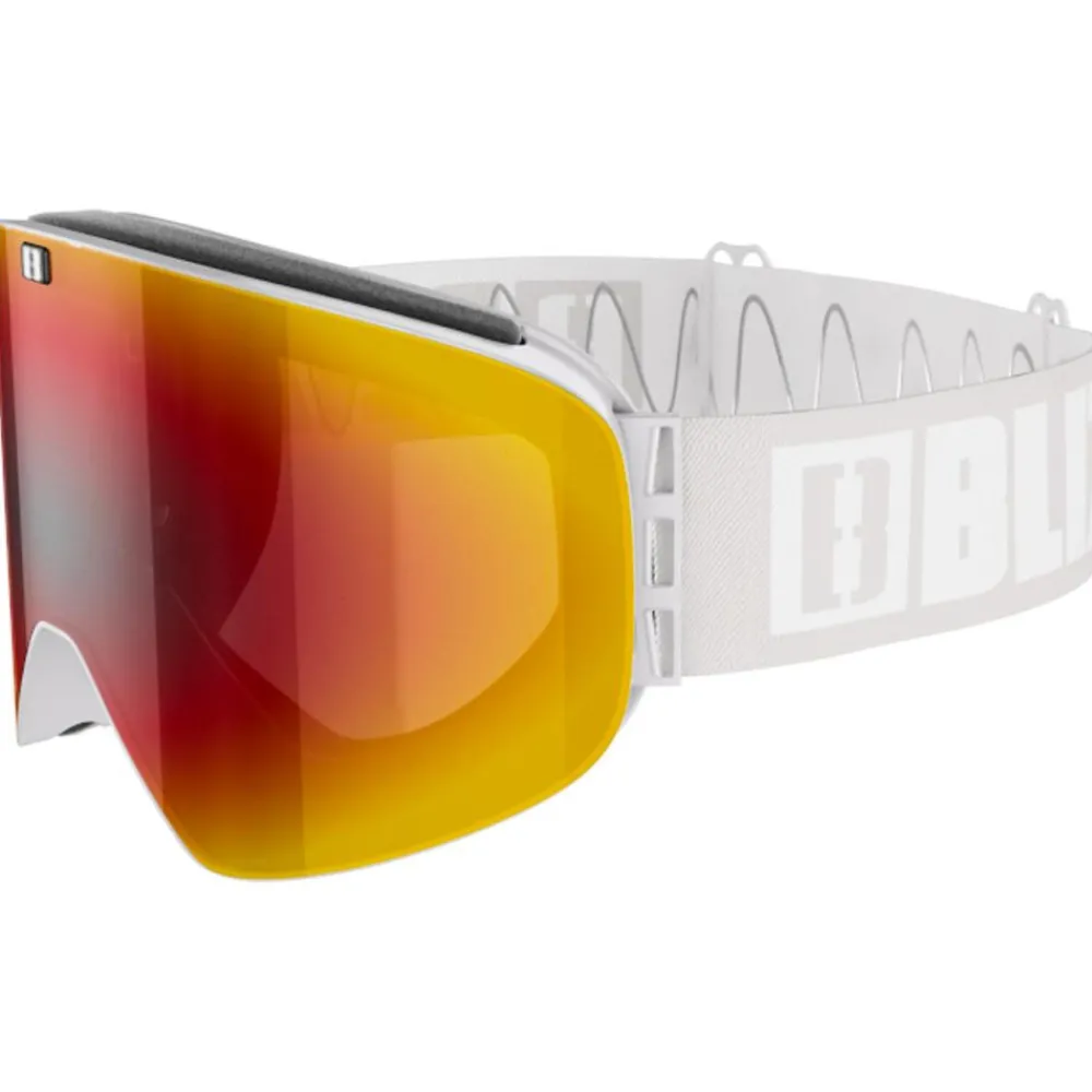 Masques Femme|Masques Homme<Bliz Masque de Ski Flow Matte Light Grey Brown Red Multi + Pink