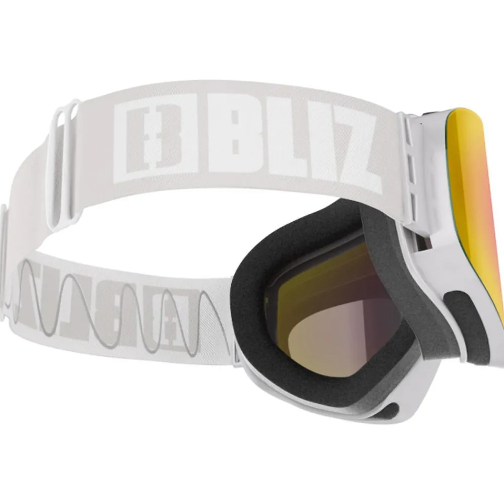 Masques Femme|Masques Homme<Bliz Masque de Ski Flow Matte Light Grey Brown Red Multi + Pink