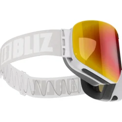 Masques Femme|Masques Homme<Bliz Masque de Ski Flow Matte Light Grey Brown Red Multi + Pink