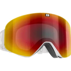 Masques Femme|Masques Homme<Bliz Masque de Ski Flow Matte Light Grey Brown Red Multi + Pink