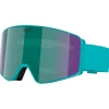 Sale Masque de Ski G001S Matte Turquoise Brown Green Multi Femme Masques Homme|Masques Porteur De Lunettes