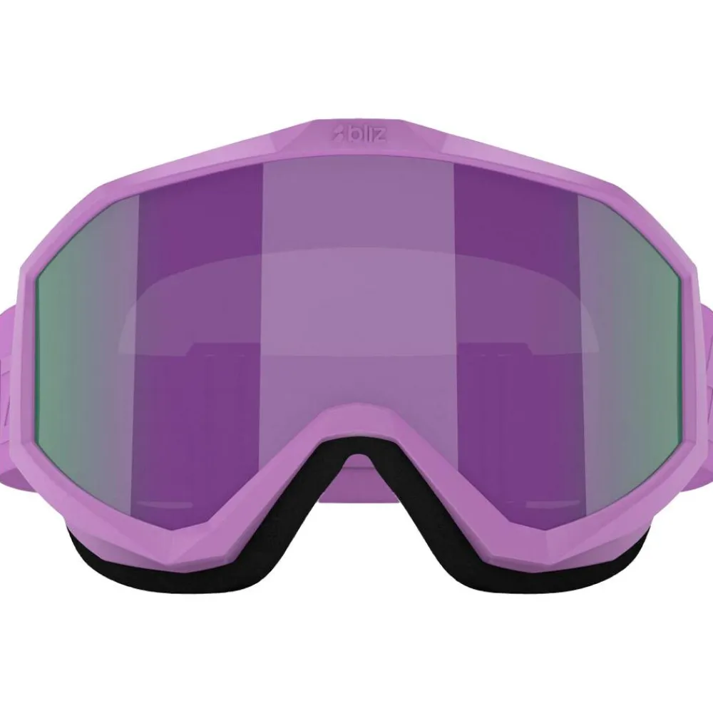 Clearance Masque de Ski Liner Jr Matte Purple Brown Purple Multi Enfant Masques Enfant