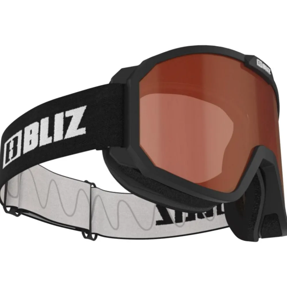 Masques Enfant<Bliz Masque de Ski Rave Jr Matt Black Orange