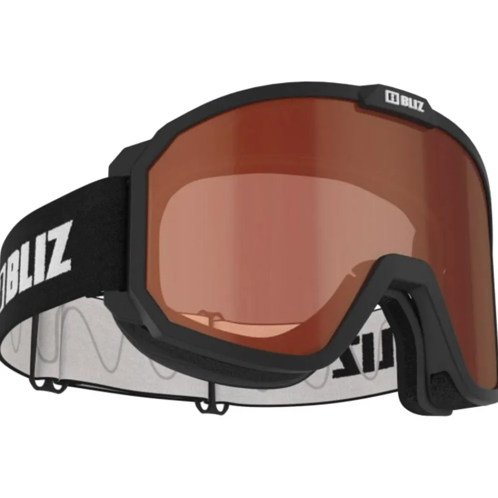 Masques Enfant<Bliz Masque de Ski Rave Jr Matt Black Orange