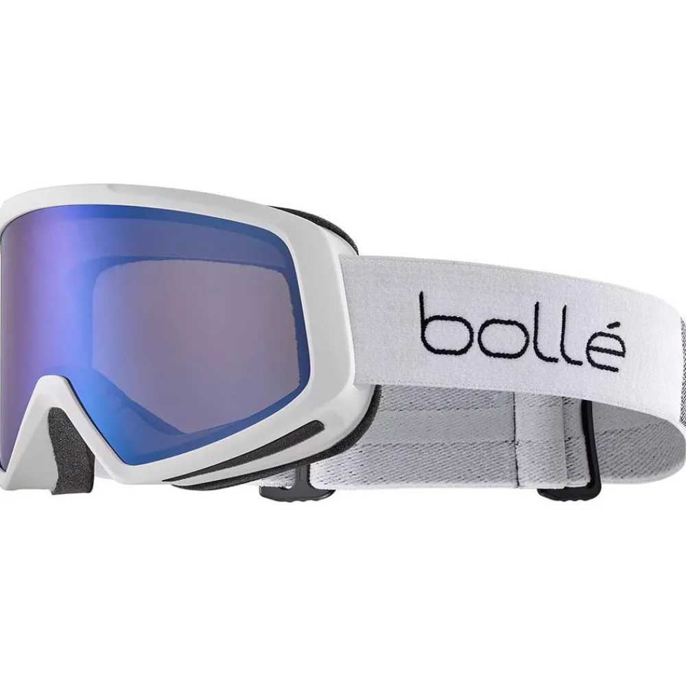 Online Masque de Ski Bedrock Plus White Matte Bronze Blue Femme Masques Femme|Masques Homme