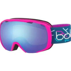Hot Masque de Ski Royal Pink Blue Matte Azure Femme Masques Femme