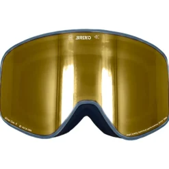 Clearance Masque de Ski Chino Sharp Lite Graphic Pickled Bluewood Orange Base Gold Mirror Femme Masques Femme|Masques Homme