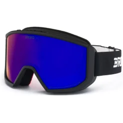 Masques Femme|Masques Homme<Briko Masque de Ski Vulcano Mask Sharp Lite Black Orange Base Blue Mirror