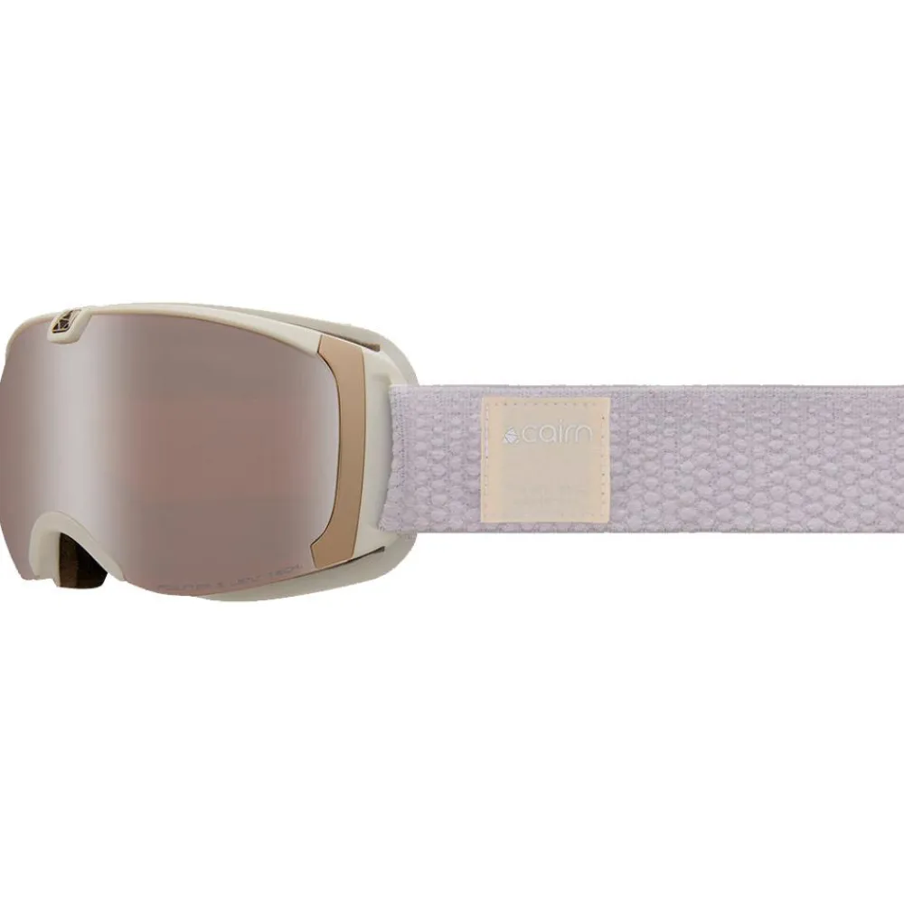 Masques Femme<Cairn Masque de Ski Pearl Mat White Silver Spx 3000