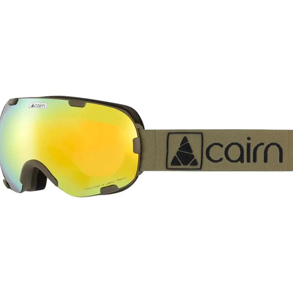 Masques Homme<Cairn Masque de Ski Spirit Mat Khaki Black Gold