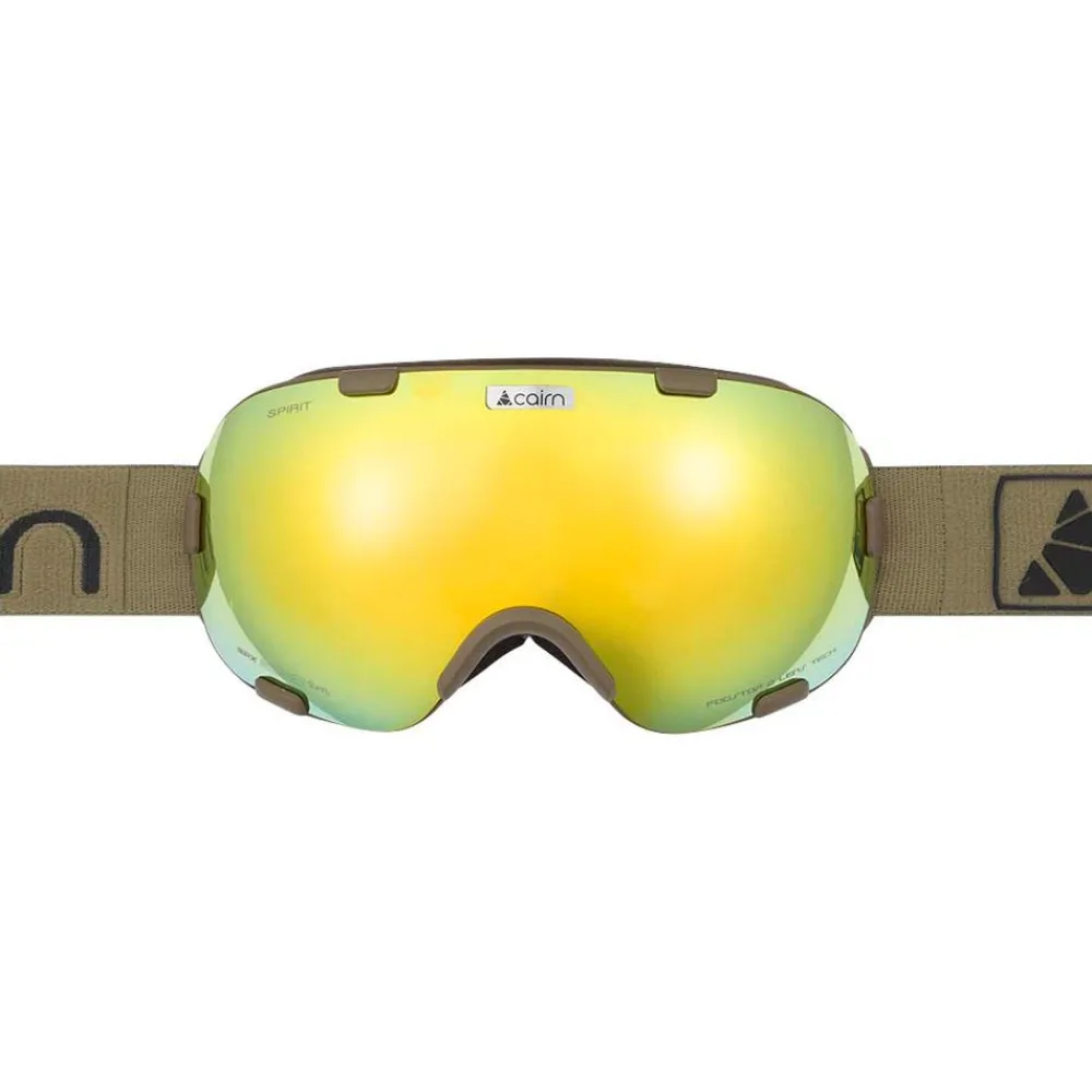 Masques Homme<Cairn Masque de Ski Spirit Mat Khaki Black Gold