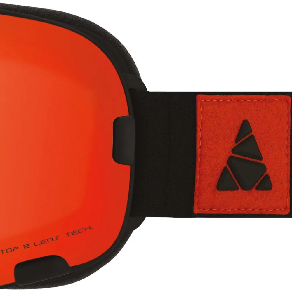 Discount Masque de Ski Spirit Mat Black Orange Spx 3000 Ium Homme Masques Homme