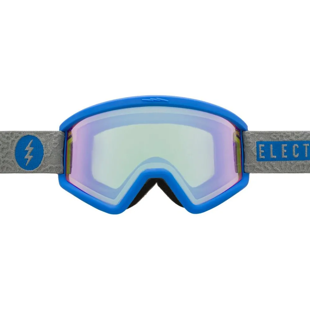 Discount Masque de Ski Hex Flood Blue Yellow Blue Chrome + Dark Grey Femme Masques Homme|Masques Femme