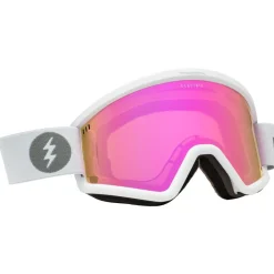 Masques Porteur De Lunettes|Masques Femme<Electric Masque de Ski Hex Matte White Pink Chrome