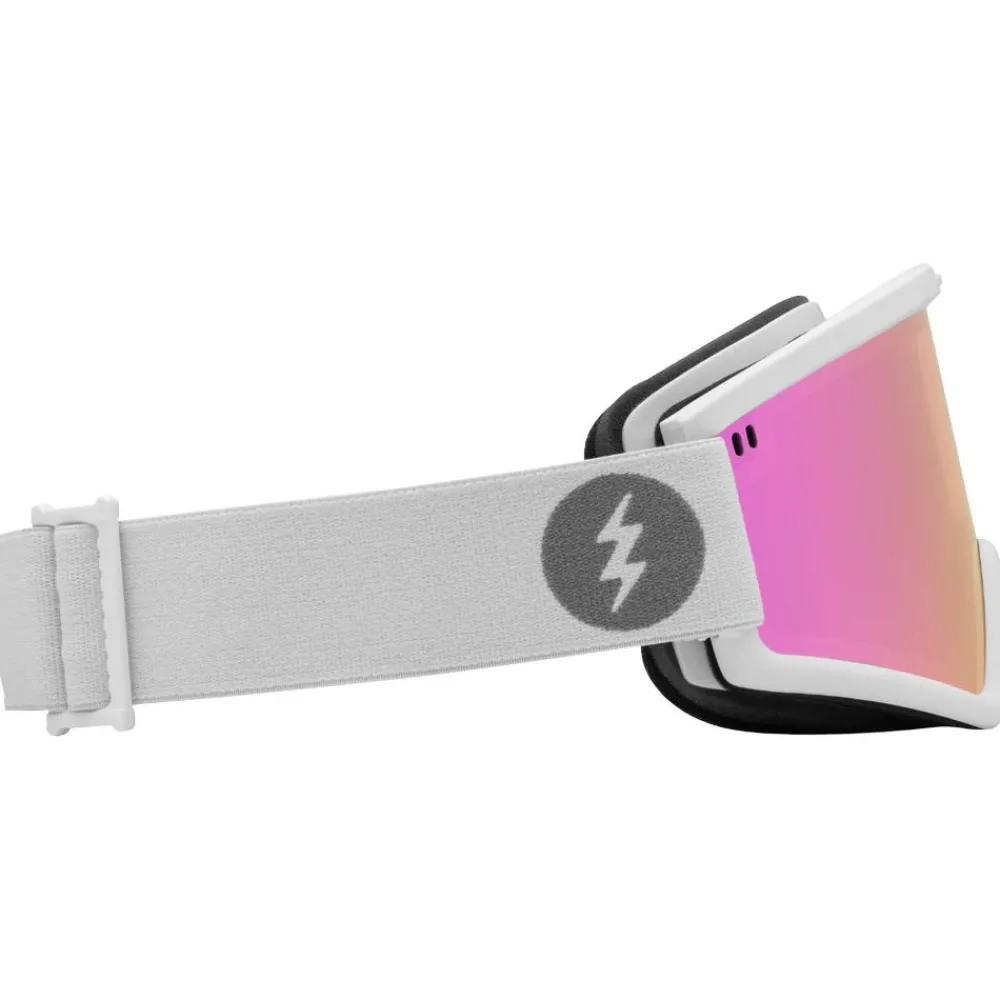 Masques Porteur De Lunettes|Masques Femme<Electric Masque de Ski Hex Matte White Pink Chrome