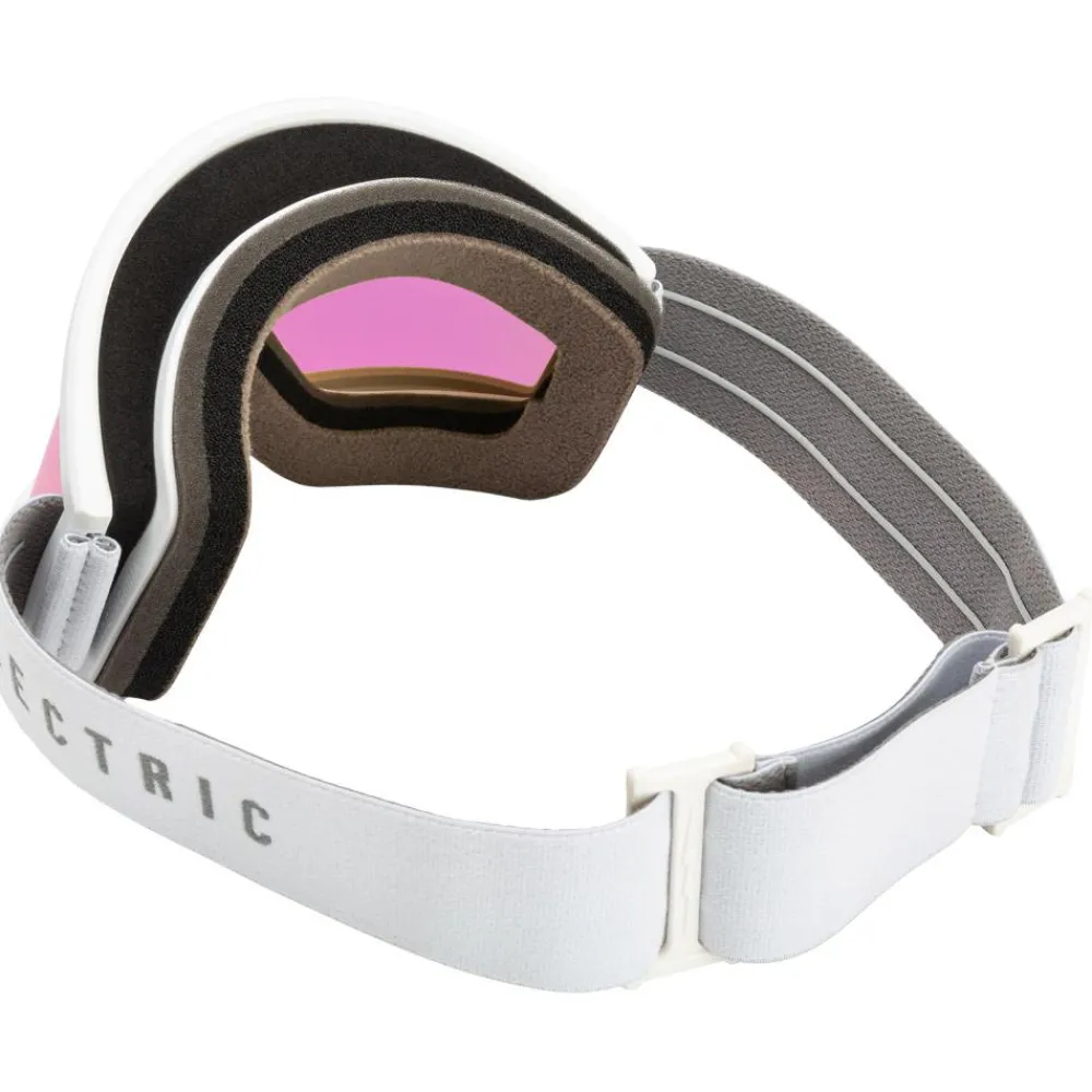 Masques Porteur De Lunettes|Masques Femme<Electric Masque de Ski Hex Matte White Pink Chrome