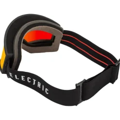 Outlet Masque de Ski Kleveland Matte Black Red Chrome Homme Masques Porteur De Lunettes|Masques Homme