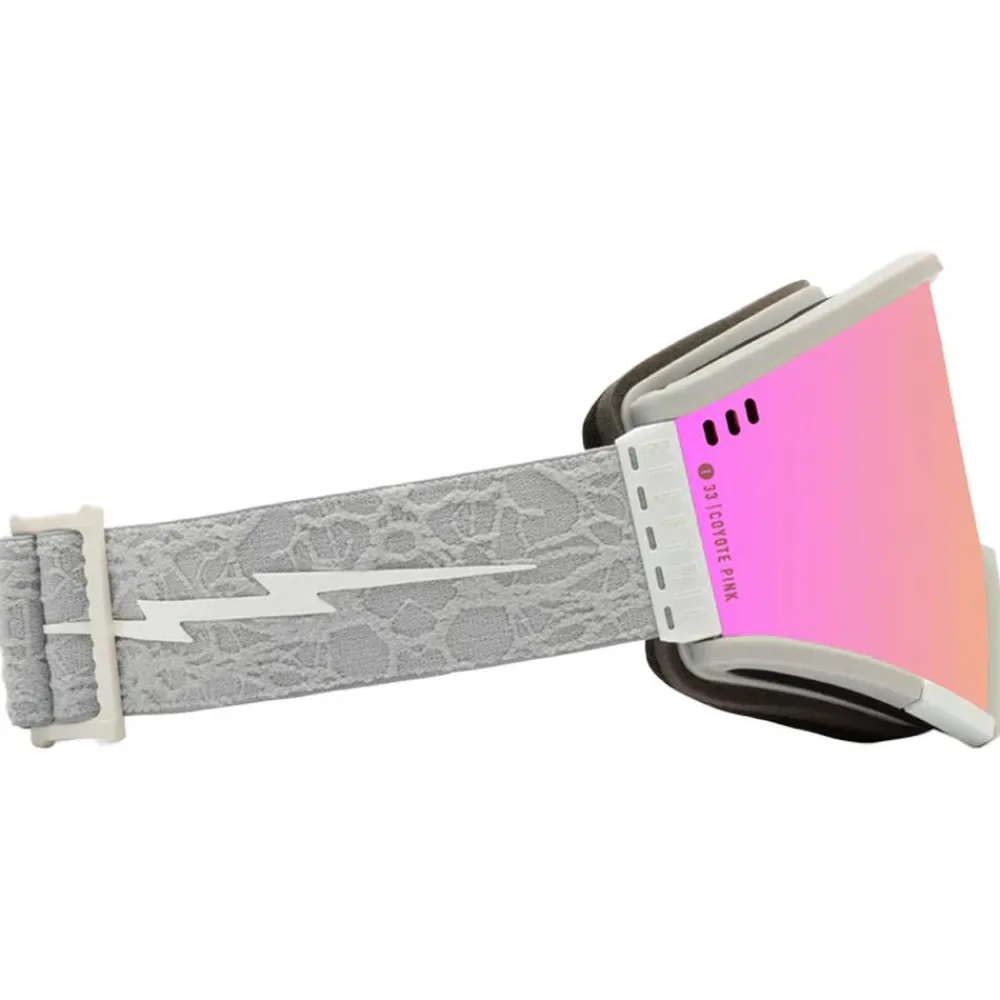 Clearance Masque de Ski Roteck Matte Grey Nuron Coyote Pink Femme Masques Femme|Masques Homme