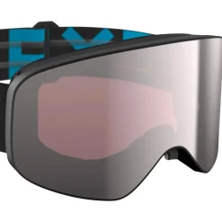 Online Masque de Ski Prime Junior Black Blue Silver Mirror Lens Enfant Masques Enfant