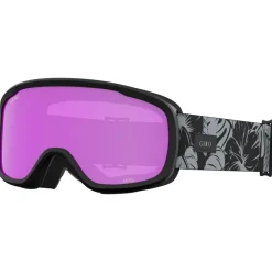 Masques Femme<Giro Masque de Ski Moxie Black & Grey Botanical Lx Amber Pink + Yellow