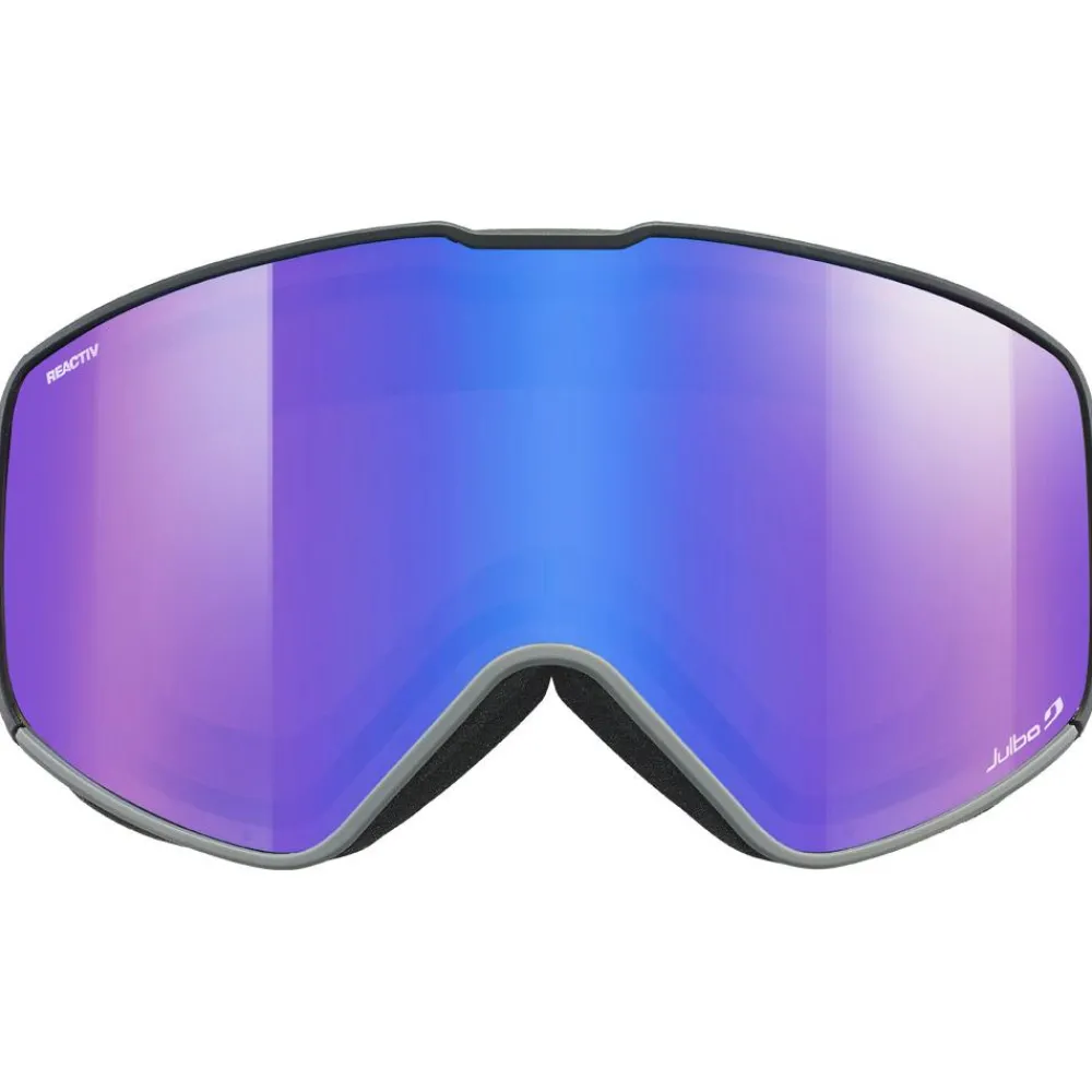 Best Masque de Ski Cyrius Noir Reactiv Performance 1-3 Flash Bleu Homme Masques Photochromiques|Masques Homme