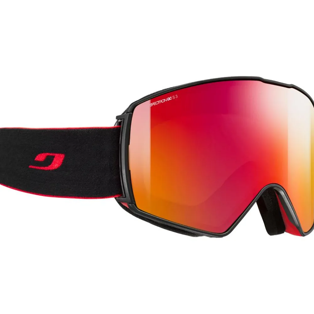 Masques Femme|Masques Homme<Julbo Masque de Ski Launcher Noir Rouge Spectron 3 Glare Control