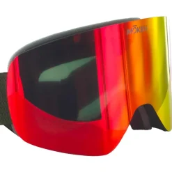 Masques Femme|Masques Homme<Moken Vision Masque de Ski One Green Red Grey Revo Red + Pink Flash Silver