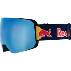 Online Masque de Ski Chute Matt Blue Purple Blue Mirror + Cloudy Snow Femme Masques Homme|Masques Porteur De Lunettes