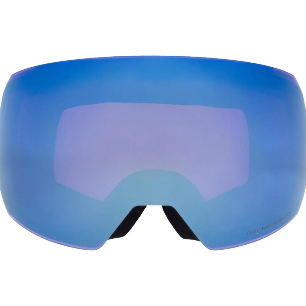 Online Masque de Ski Chute Matt Blue Purple Blue Mirror + Cloudy Snow Femme Masques Homme|Masques Porteur De Lunettes
