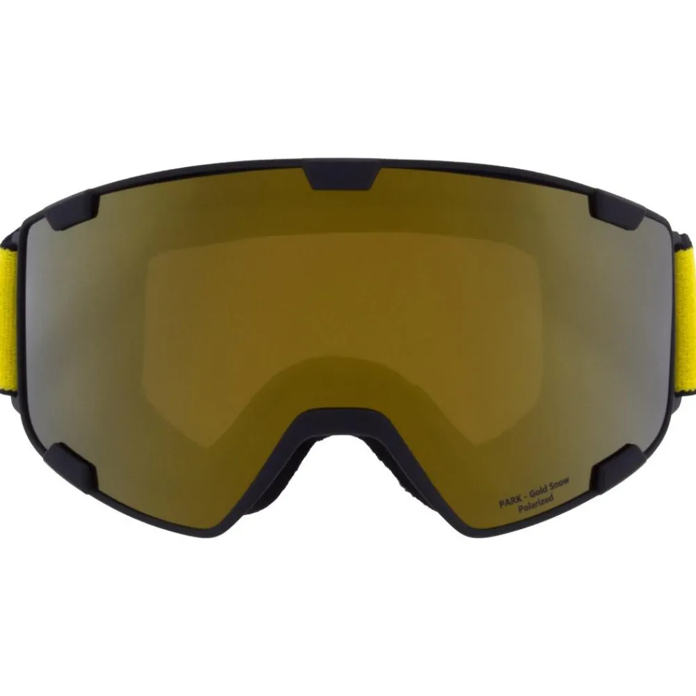 Masques Femme|Masques Homme<Red Bull Spect Masque de Ski Park Matt Black Brown Gold Mirror Polarized